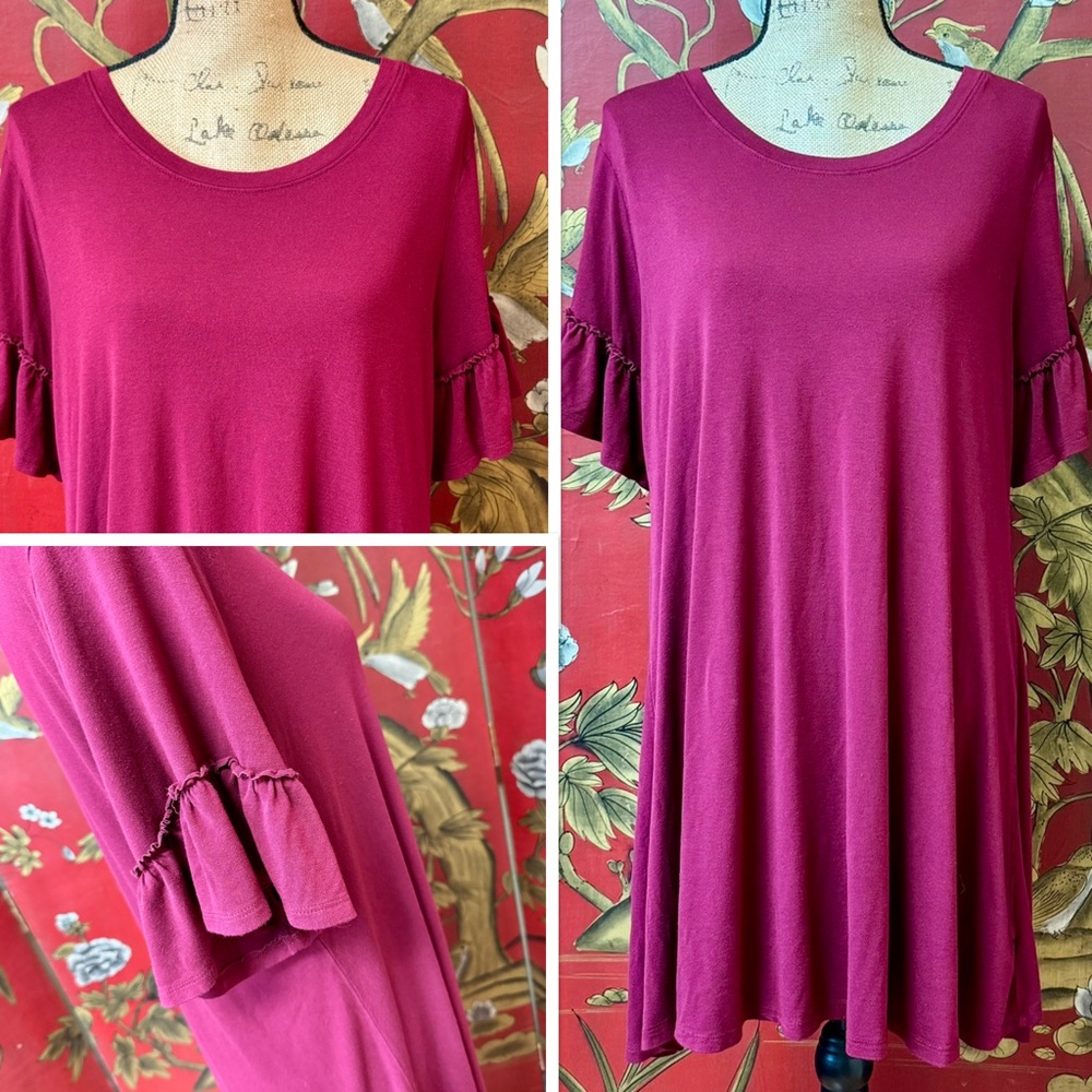 Women’s “MOSSIMO” Ruffle Sleeved Dress | #G5